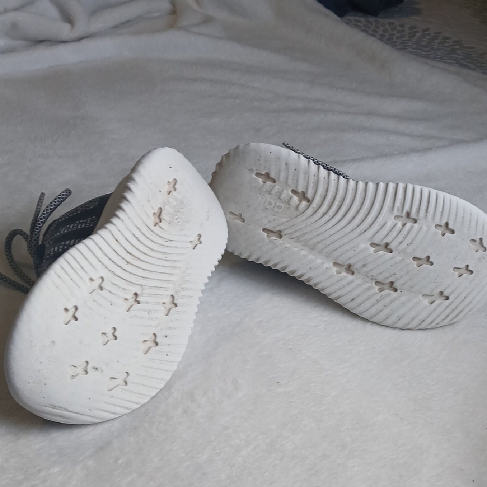 adidas Kids Black and White Sneakers - Picture 5 of 5